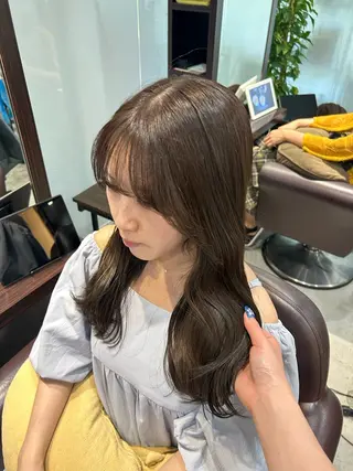 ロング カラー 坂本奈都美 🎀のヘアスタイル