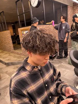 ミディアム メンズ特化 水口湧太のヘアスタイル