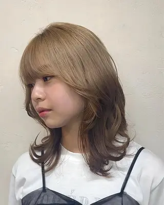 ミディアム Bonheur銀座 /前田 栞九郎のヘアスタイル