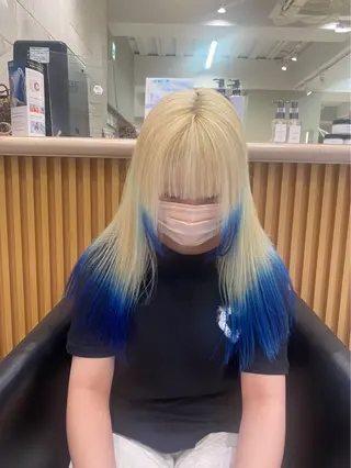 カラー 艶カラー 💙KARIN🪼のヘアスタイル