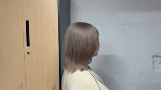 ミディアム tokute 中野真咲🐺のヘアスタイル