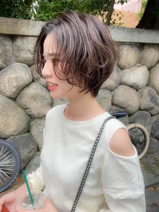 ショート 🌟満足度No.1/ 似合わせ/AYA🌟のヘアスタイル