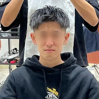 メンズ メンズ特化/勝田駅/ 佐和駅/鈴木輝瑠/のヘアスタイル