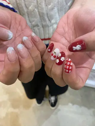 ネイル 藤井 里緒奈のネイルデザイン