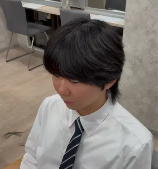 ミディアム メンズ メンズパーマ特化 🔥韓国ヘア職人🔥のヘアスタイル