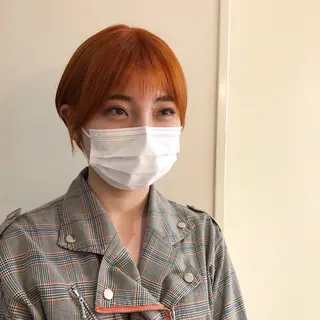 カラー ショート/パーマ/ カラー/FUKOのヘアスタイル