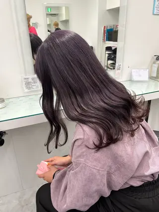 カラー ブリーチなし透明感 💗RYOTAのヘアスタイル