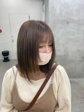 ミディアム カラー yiye 青山所属・無料カットモデル募集 🌱ひょうがのヘアスタイル