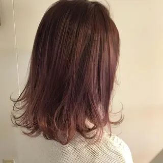 セミロング knock【ノック】所属・烏丸韓国ヘア🇰🇷 ayaka🎀のヘアスタイル