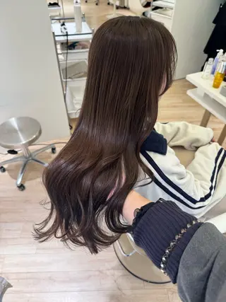 ロング カラー ParveMix 岡本えりかのヘアスタイル