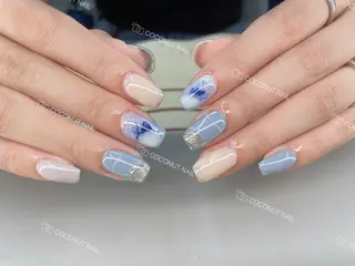 ネイル 神田 ココナッツのネイルデザイン