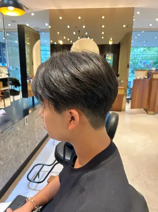 ショート メンズ 縮毛矯正/カット/ 韓国ヘア/蛯原🍤のヘアスタイル