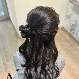 ヘアアレンジ ゆ ののヘアスタイル