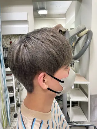 ショート カラー メンズ NEWYORK根津店所属・モデル募集中 Mizukiのヘアスタイル