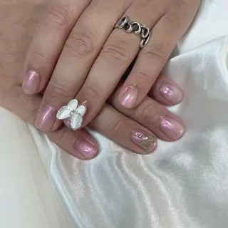 カラー ネイル 𓂃🦢Aurora Swan🌙𓂃のネイルデザイン