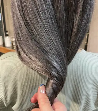 ロング カラー ボブ/レイヤー/艶 🦕risa 森下のヘアスタイル