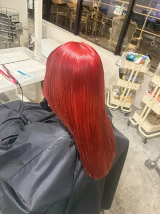 ロング カラー 佐々木 里紗のヘアスタイル