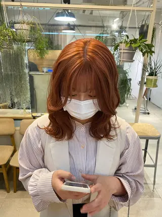 ロング カラー 艶カラー 🤍🫧/makoのヘアスタイル