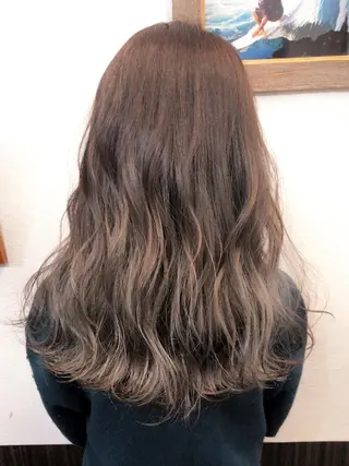 ロング カラー 韓国ヘア🤍髪質改善 🇰🇷AKANEのヘアスタイル