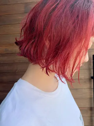 ミディアム カラー パーマ ✨白髪ぼかし 🍀MINAKO☆のヘアスタイル