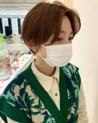 ショート カラー ANY／SUE 千葉パーマのヘアスタイル