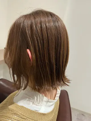 ミディアム 井上 美春のヘアスタイル