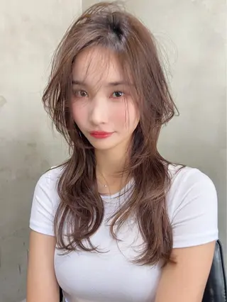 ロング 透明感カラー/ 髪質改善/ねねのヘアスタイル