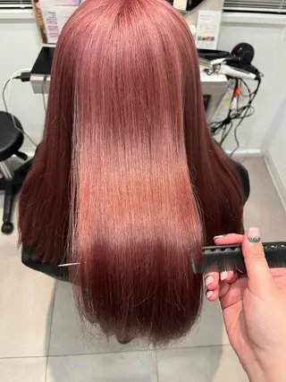 ロング カラー みう/仙台/暖色/ 艶髪/顔周りカット/のヘアスタイル