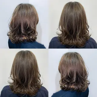 ミディアム カラー もにか🌞原宿/渋谷 🌝ブリーチカラーのヘアスタイル