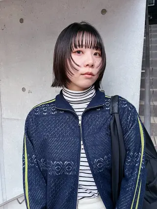 ショート くせ毛カットとパーマ /美容室難民の方是非のヘアスタイル