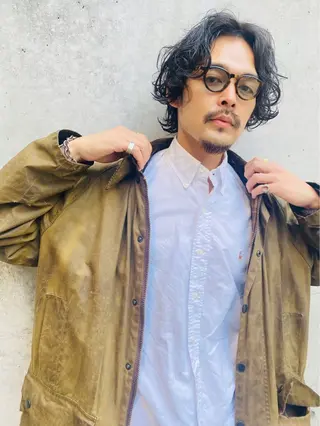 ロング パーマ ヘアアレンジ ハイトーン/美髪矯正 🍃大江拓実のヘアスタイル