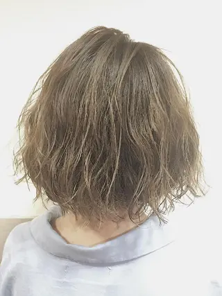 ショート カラー パーマ 可愛いを作る神 ナオヒロのヘアスタイル