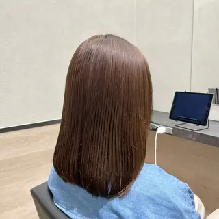 ミディアム カラー 有田裕真 【ブリーチカラー】のヘアスタイル