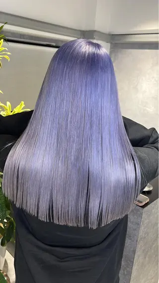 ミディアム カラー mimiiy梅田 中崎町ハイトーンのヘアスタイル