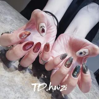 ミディアム めぐみのネイルサロン 惠のネイルデザイン