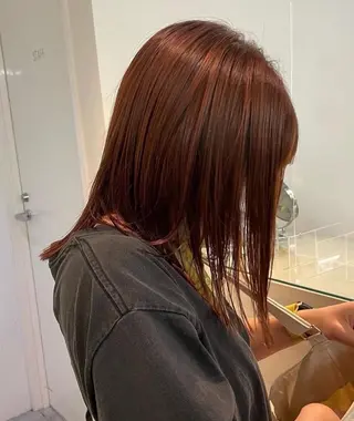 カラー 透明感×柔らかカラー ハイライト特化 彩野のヘアスタイル