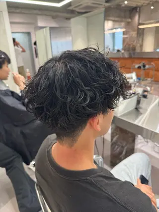 パーマ メンズ ブリーチ/パーマ特化 片平和寿のヘアスタイル