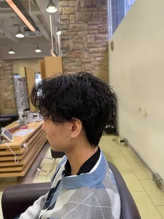 パーマ メンズ シャドウパーマ/メン ズカット/だいじゅのヘアスタイル