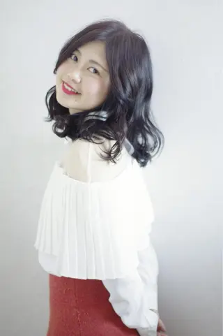 ミディアム カラー 💎髪質改善💎 デザイナーshinのヘアスタイル