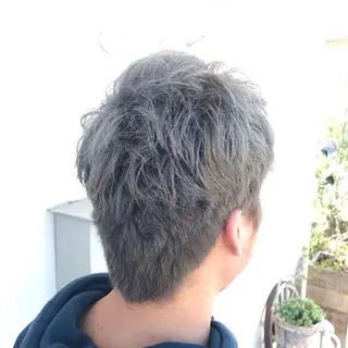 ショート カラー メンズ Hair Musee   柱店所属・topstylist 吉住 早織のヘアスタイル