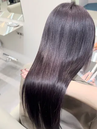 カラー YUZUKI艶カラー /似合わせ小顔カットのヘアスタイル