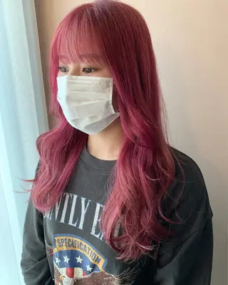 ロング カラー hub hair レイヤー/透明感のヘアスタイル