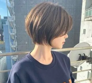 ショート カラー 新免世翔/ レディースモデル募集のヘアスタイル