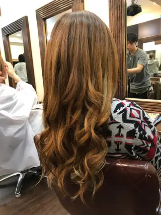 ロング カラー 店長担当🌟 矢吹ガブリエル🌟のヘアスタイル