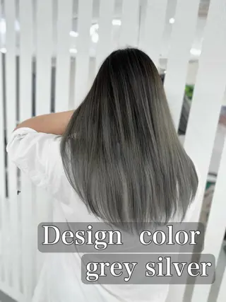 セミロング カラー YURI ✨のヘアスタイル