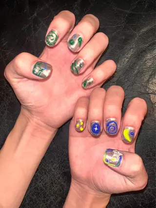 ネイル あお ジュニアネイリストのネイルデザイン