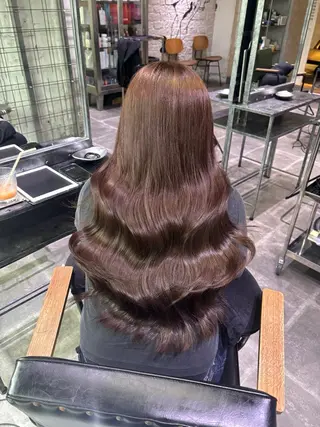 カラー AYANE 韓国ヘア /レイヤーカットのヘアスタイル