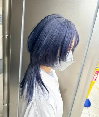 セミロング カラー 𝐑𝐲𝐮𝐤𝐢 【店長】ALEAPのヘアスタイル