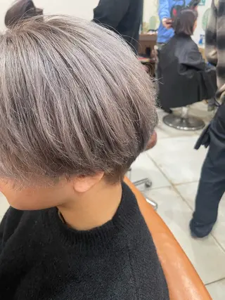 ショート カラー メンズ Wカラーレイヤーカ ット⚡️CHIAKIのヘアスタイル