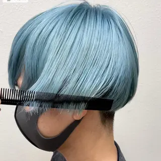 ショート カラー パーマ ヘアアレンジ キッズ ネイル マツエク・マツパ 髪質改善🇰🇷 レイヤーカット/梅田のヘアスタイル